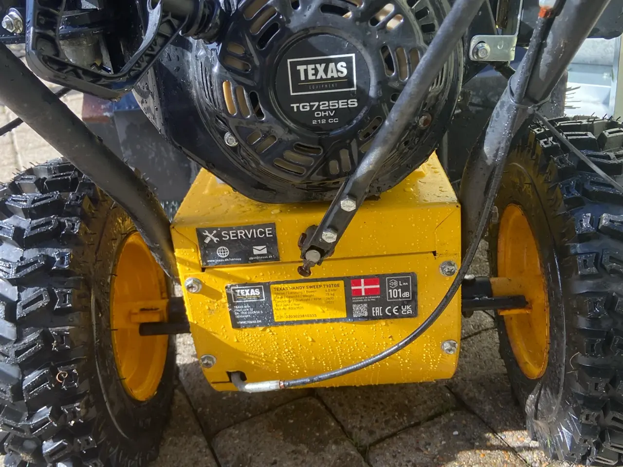 Billede 10 - Texas Handy Sweep 710 TGE fejemaskine med Opsamler