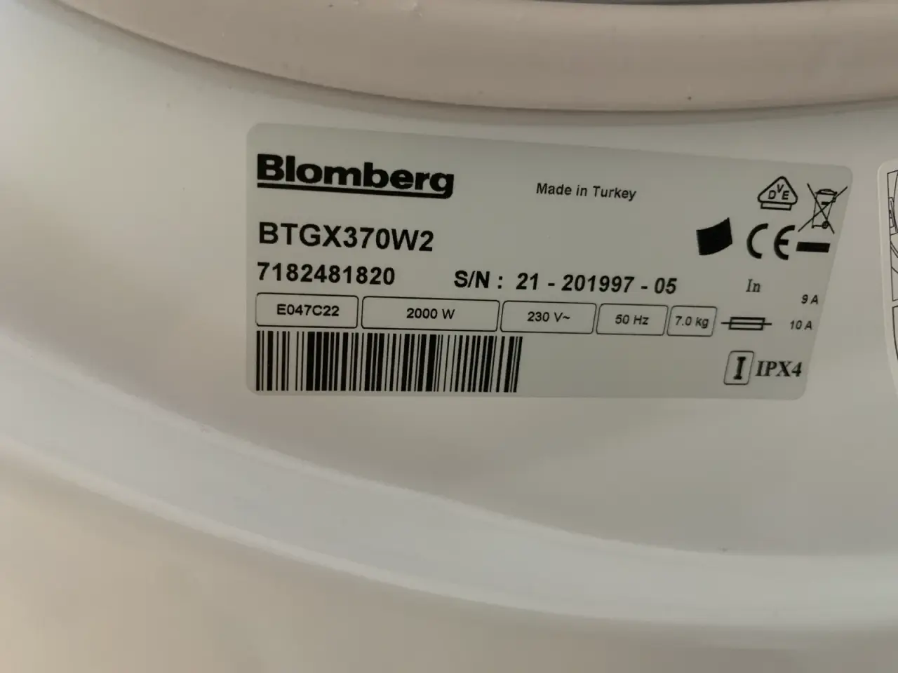 Billede 3 - Blomberg kondensTørretumbler