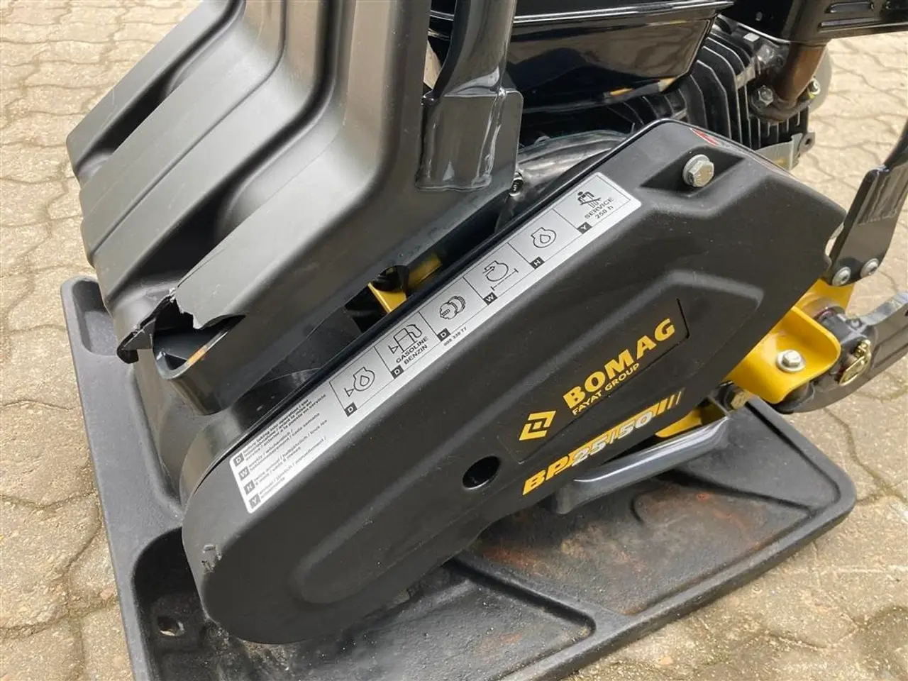 Billede 4 - Bomag BP 25/50 Håndtagsregulering af vibrationer og ondrejninger