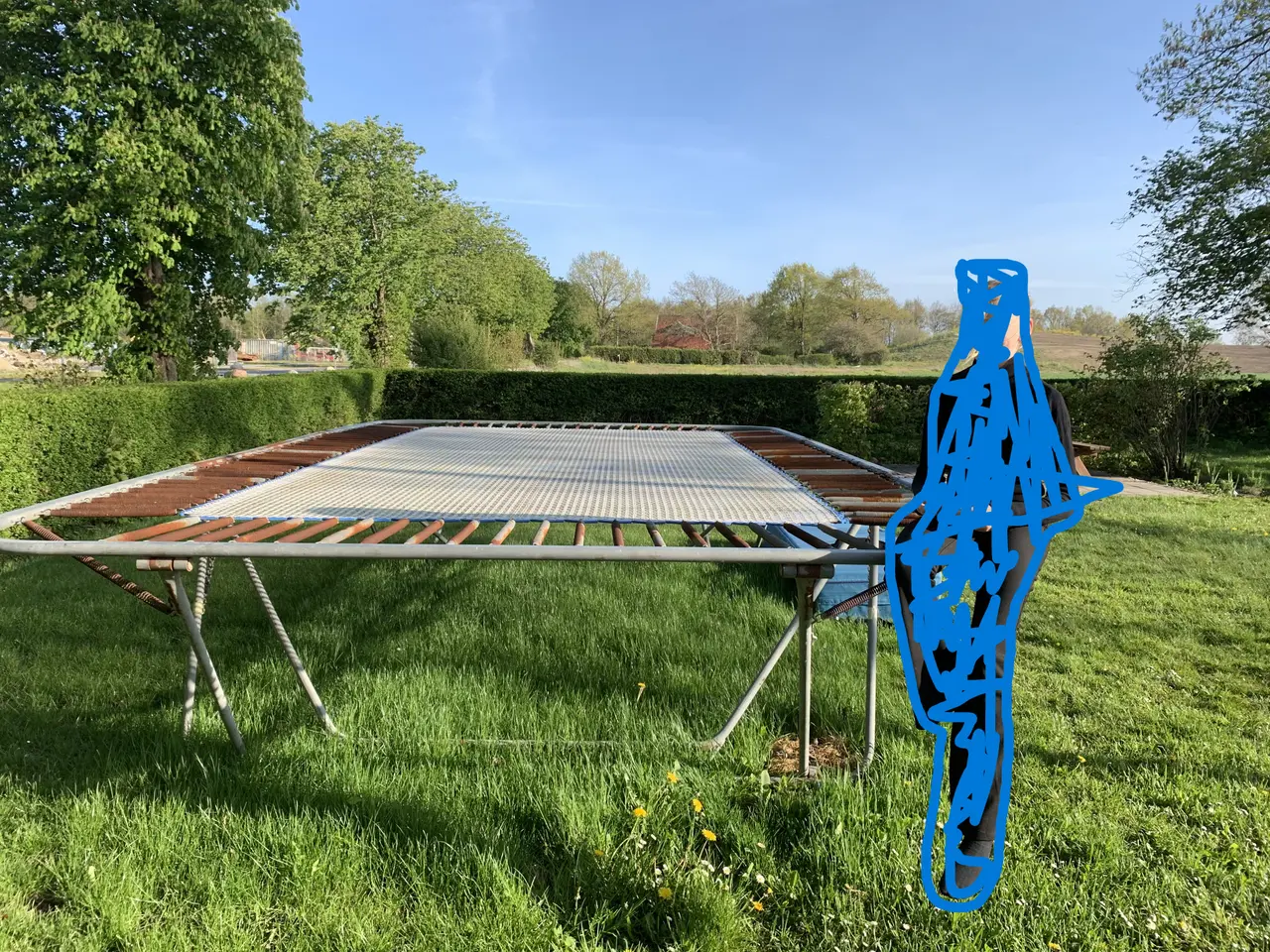 Billede 1 - Stor sammenklappelig trampolin