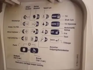 Tyverialarm Visonic powermax plus