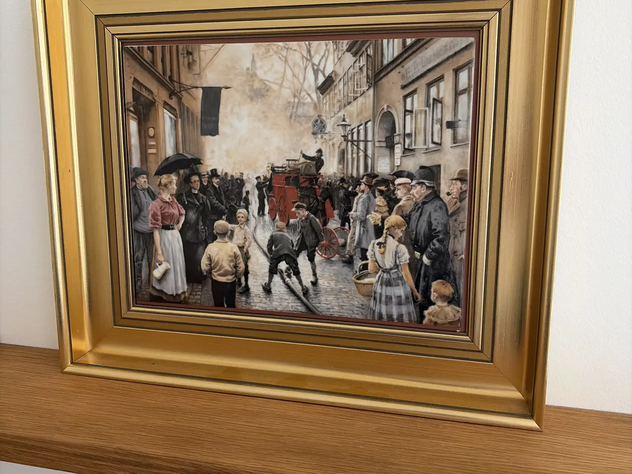 Billede 2 - “Ildløs i Skindergade” af Paul Fischer 1896