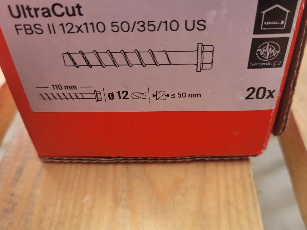 Billede 2 - Beton 12x 110 mm
