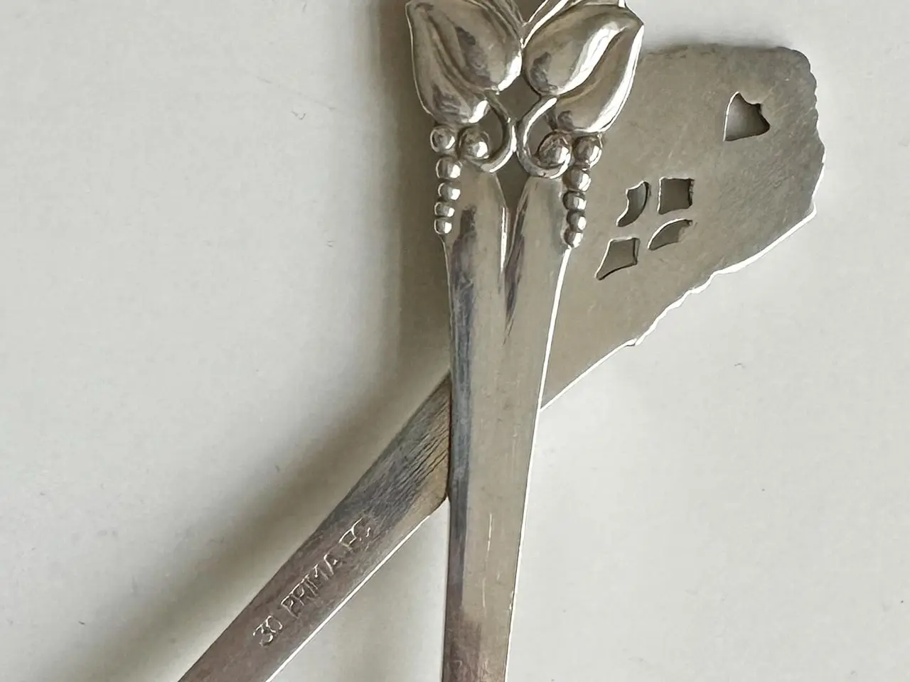 Billede 3 - Spiseskeer, pletsølv, Grethe, 2 stk