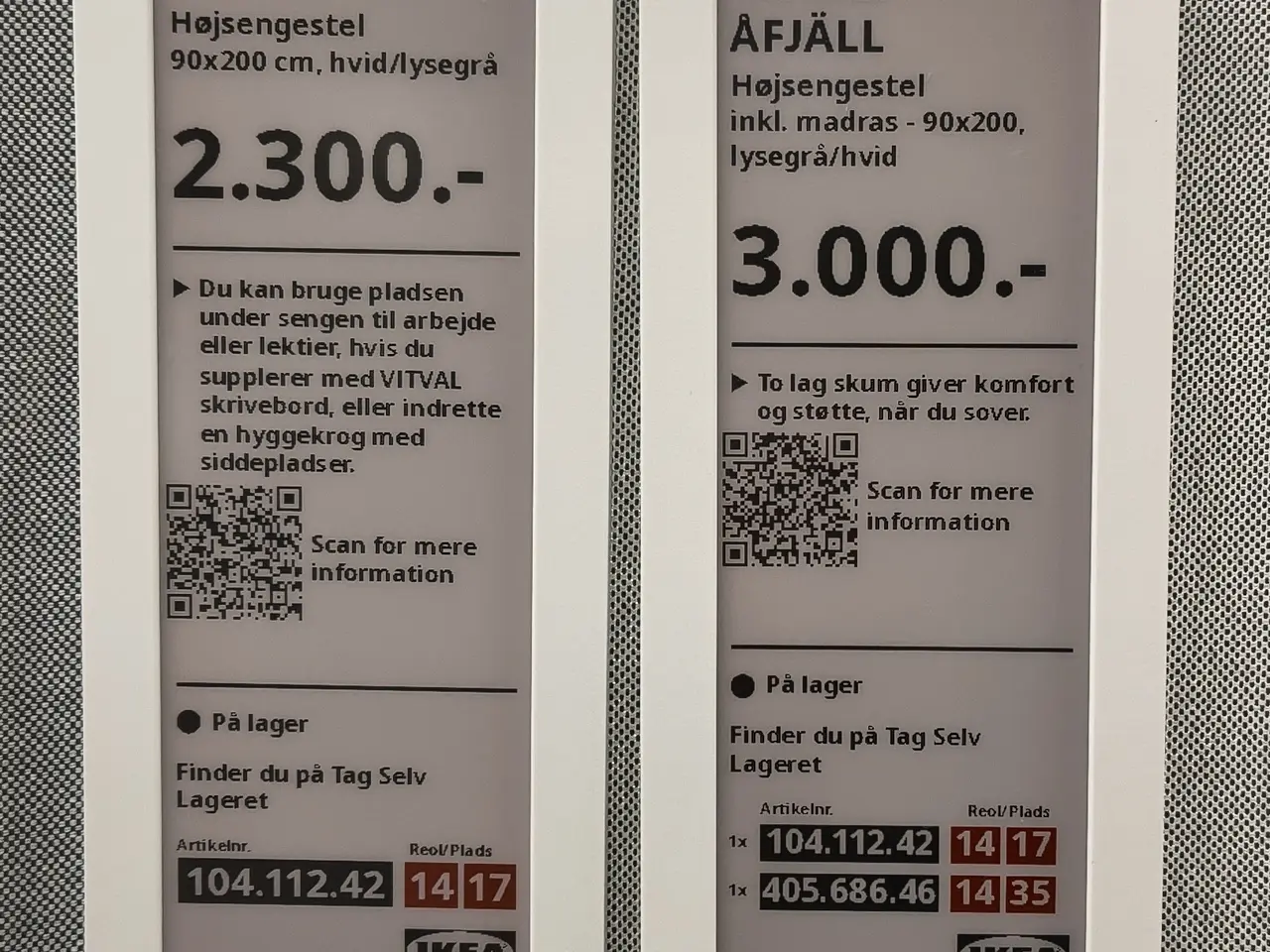 Billede 5 - Højseng, Ikea Vitval med madras