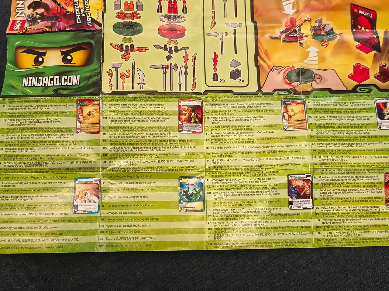 Billede 18 - Ninjago: NRG Kai vs. Chokun spinner sæt (9591)