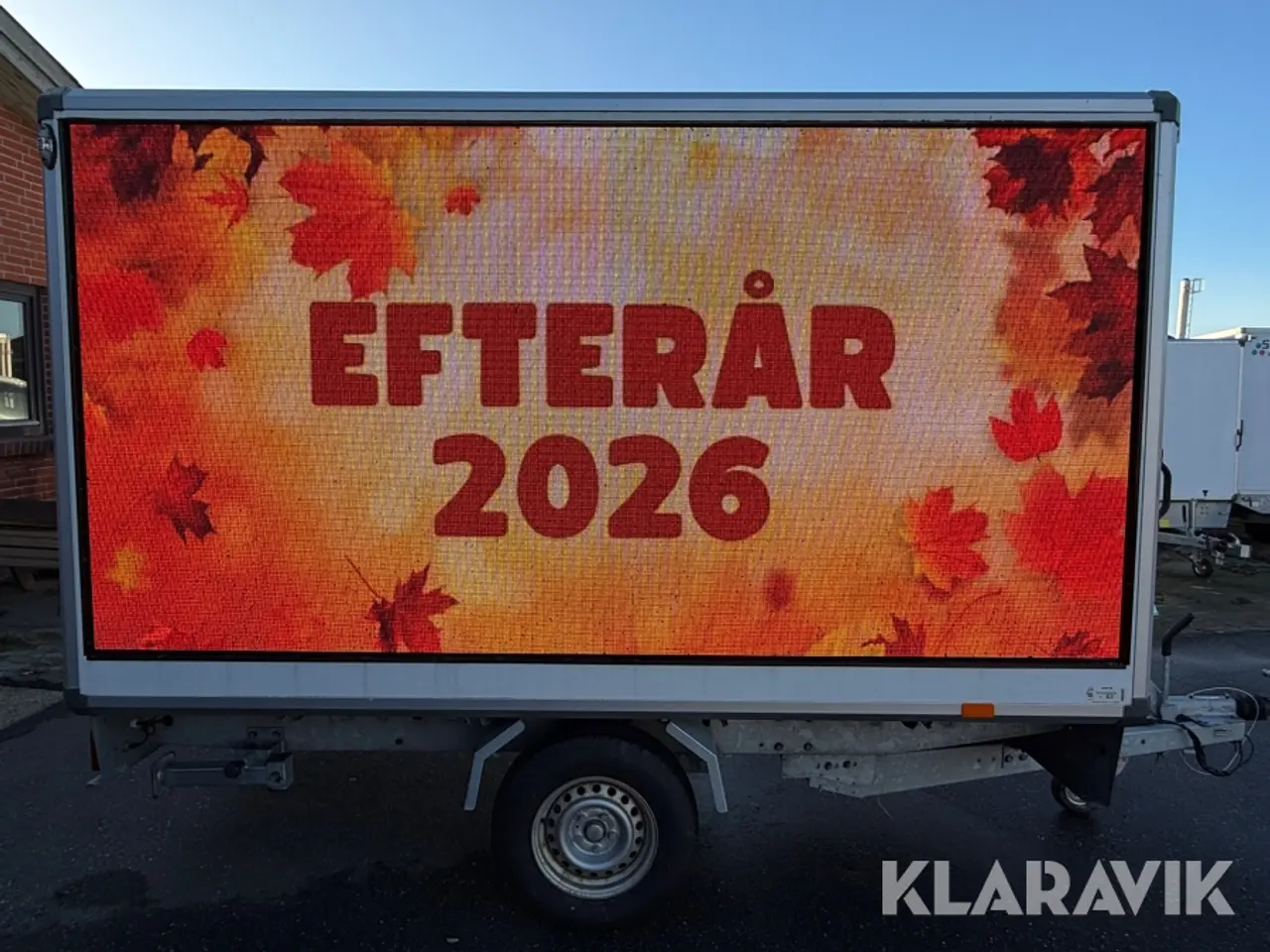 Billede 8 - Trailer Variant 1517C3 med reklameskærm, 1 styk
