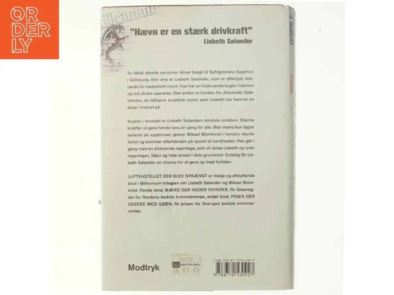 Billede 3 - Luftkastellet der blev sprængt af Stieg Larsson.