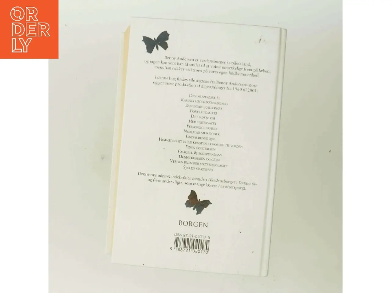 Billede 3 - Samlede digte af Benny Andersen (Bog)