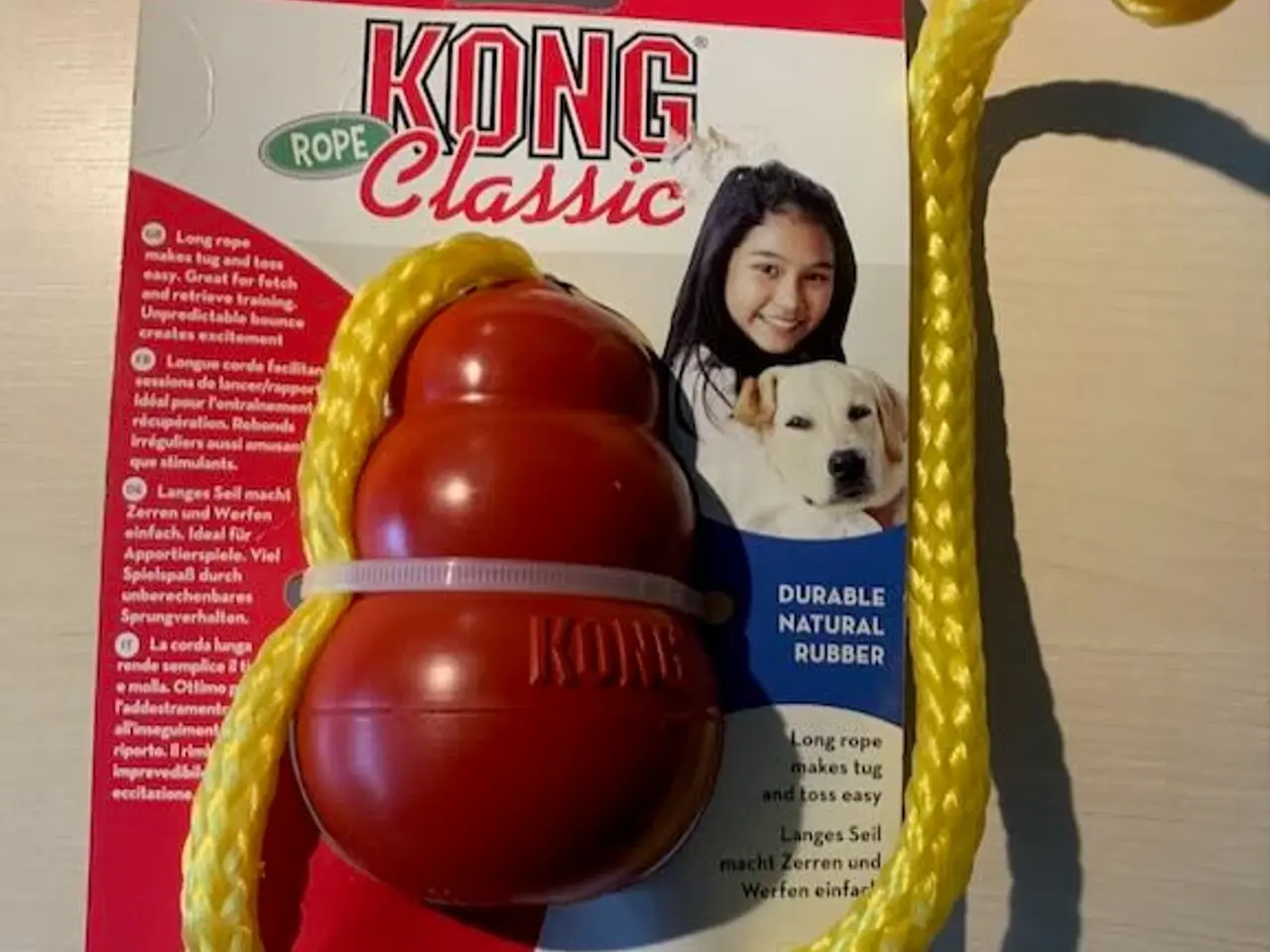 Billede 2 - Kong Classic med reb - uden told