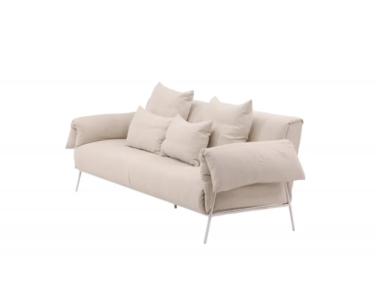 Billede 8 - ockero 3 personers Sofa - Beige og Hvid