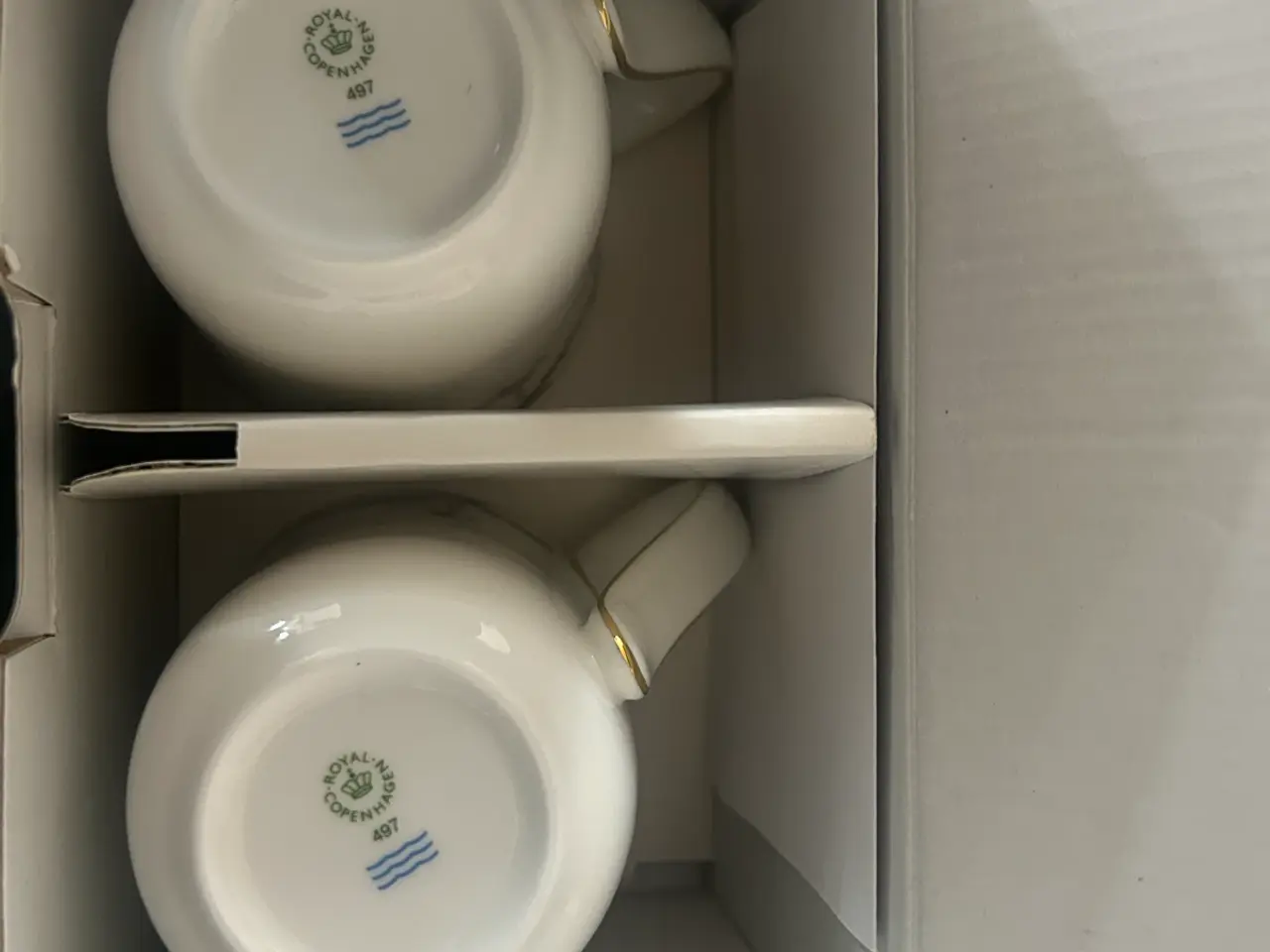 Billede 2 - Royal Copenhagen – Stjerne Riflet Jule Krus, 2 stk