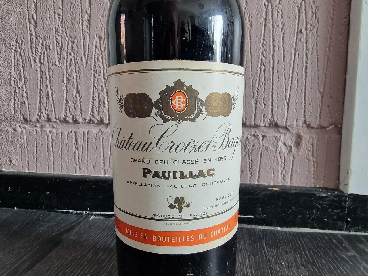 Billede 1 - Château Croizet-Bages 1962 – Pauillac (Grand Cru C