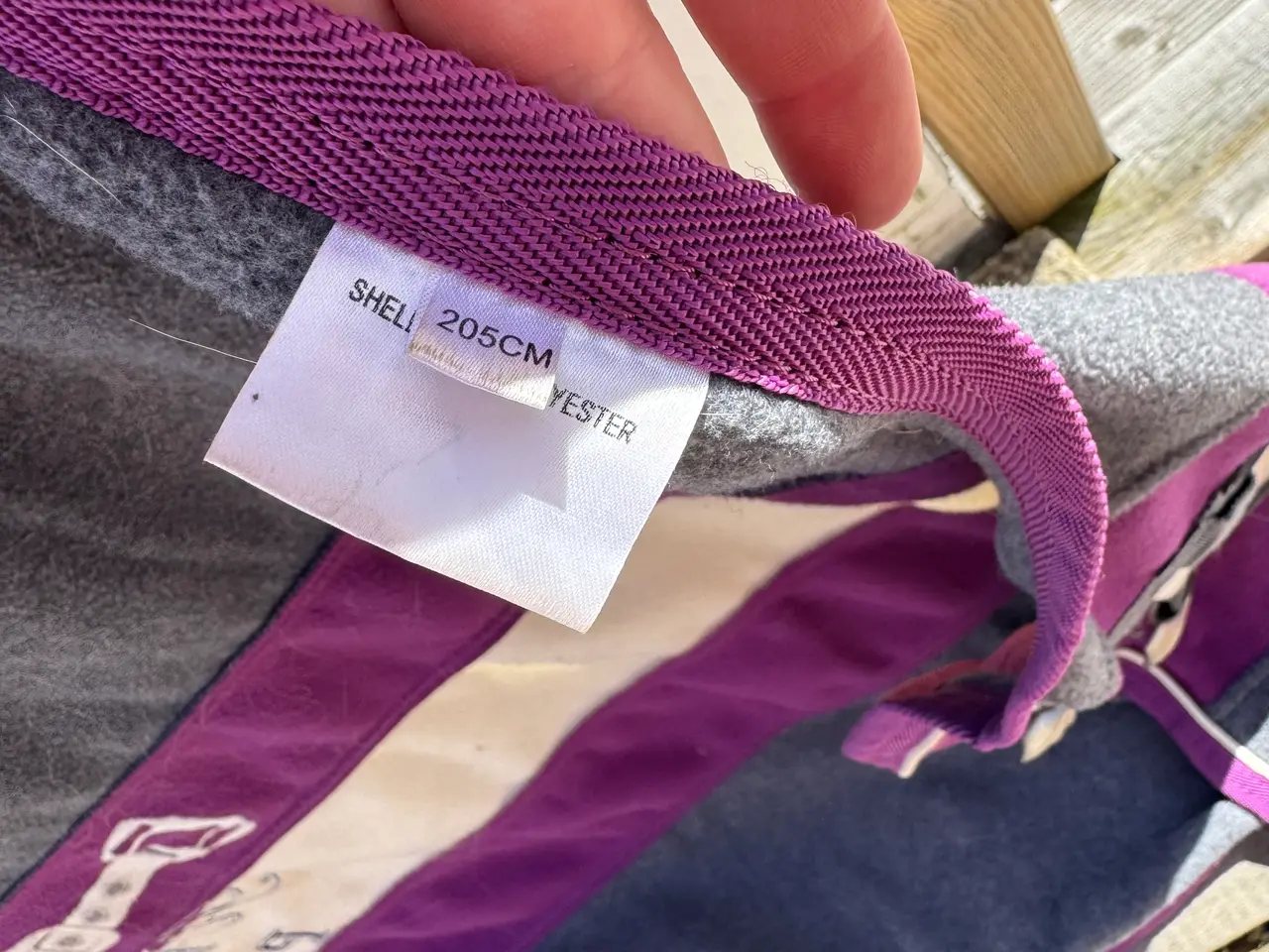Billede 7 - Fleece tæppe str. 145 cm.