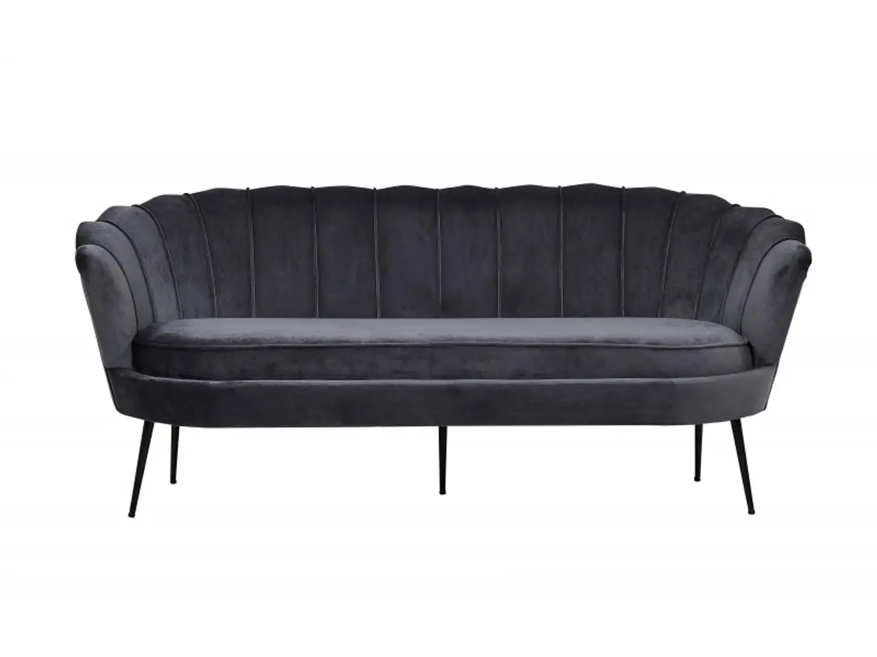 Billede 1 - Calais 3 personers Sofa - Sort og Mørkegrå