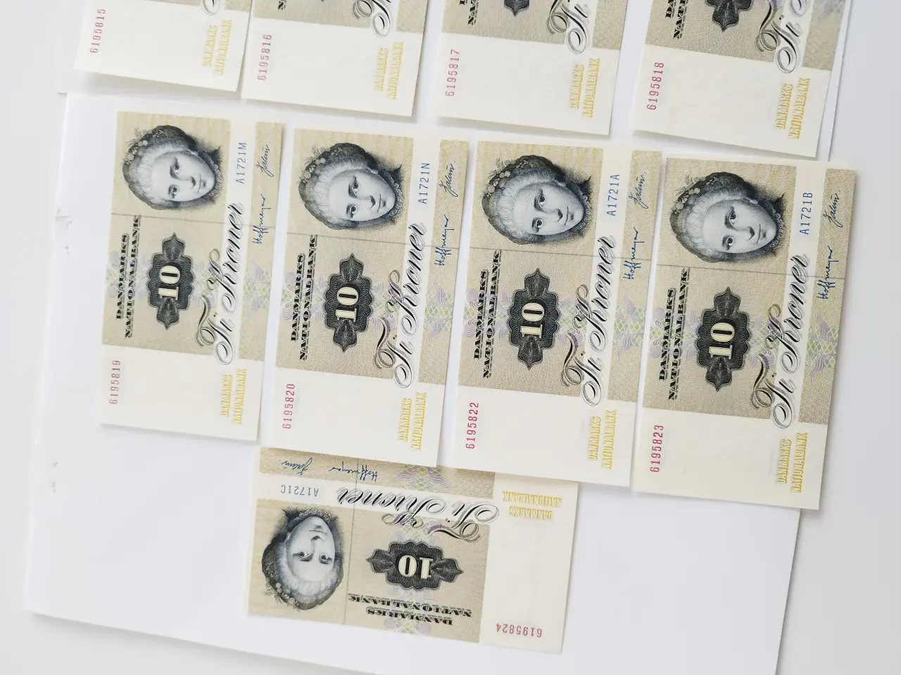 Billede 4 - 10 Kroner 1972. Bankfriske