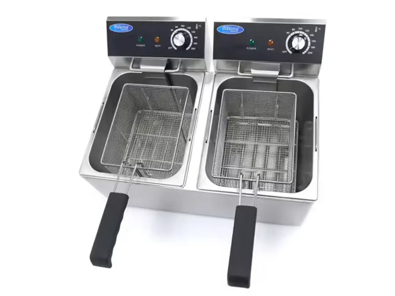 Billede 5 - Dobbelt Elektrisk Frituregryde 2 x 8 L – 2x 3250 W