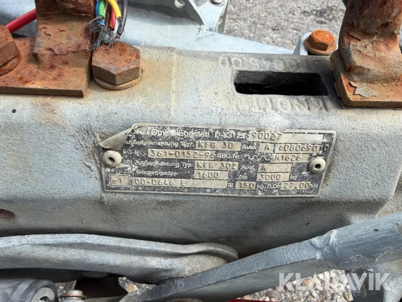 Billede 7 - Maskintrailer Brenderup med tip - 3000kg - 1 styk