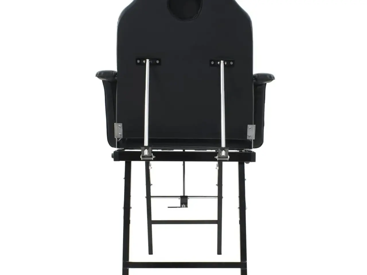 Billede 4 - Mobil ansigtsbehandlingsstol i kunstlæder - sort, 185 × 78 × 76 cm