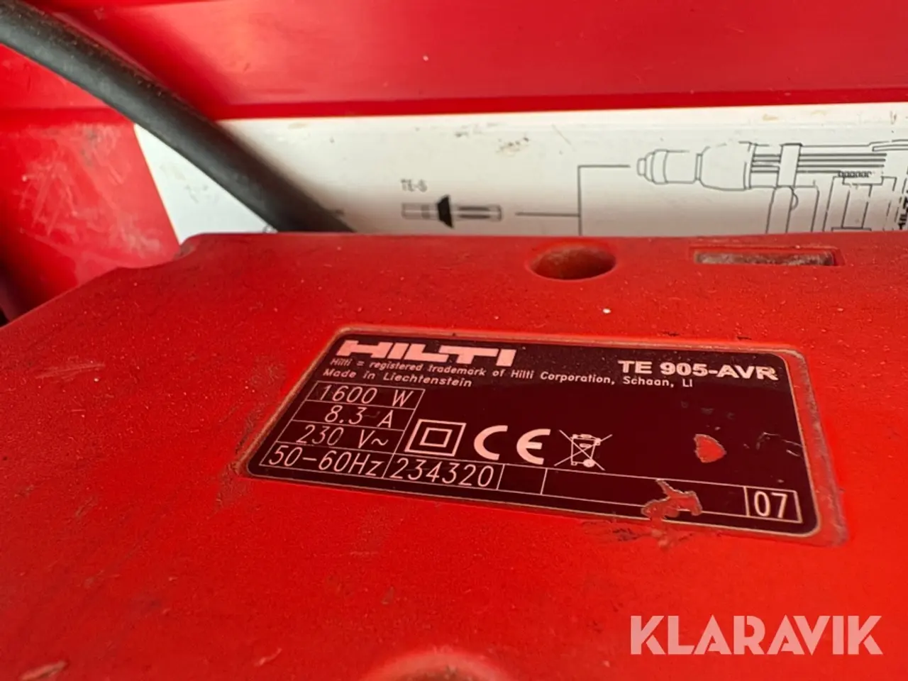 Billede 4 - Borehammer Hilti TE 905-AVR