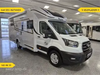 2026 - Benimar Tessoro 463 Automatgear. Dieselfyr. 12V kompressor køl. 200W solcelle. Markise. Tv. 5 selepladser. Batteri. Helårsdæk. p-sensor for og bag. Bakkamera.