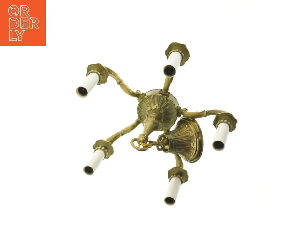 Billede 3 - Antik messing lysekrone (str. 31 cm)