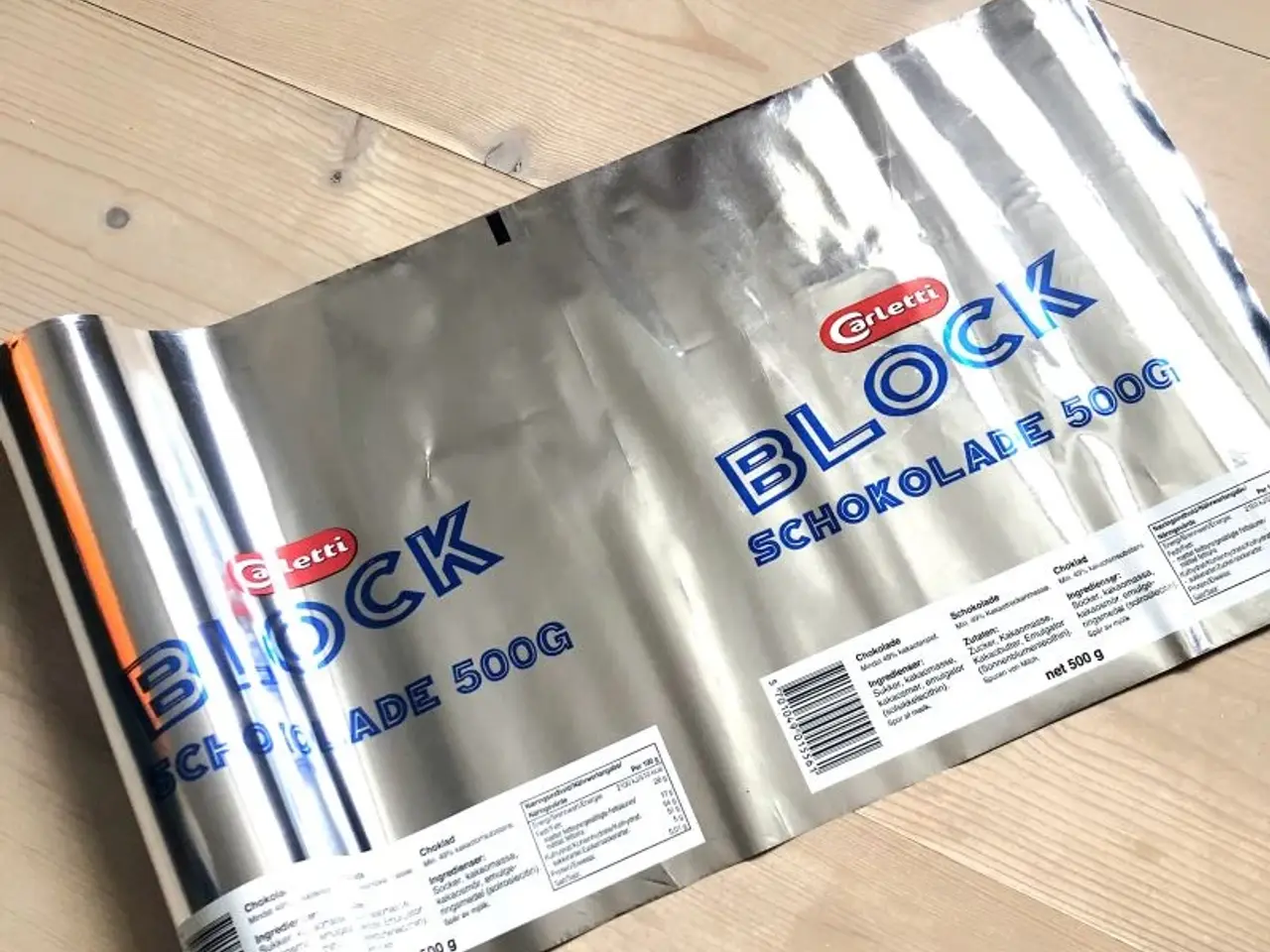 Billede 2 - SØLVBLANK FOLIE til fx candy wrap flet