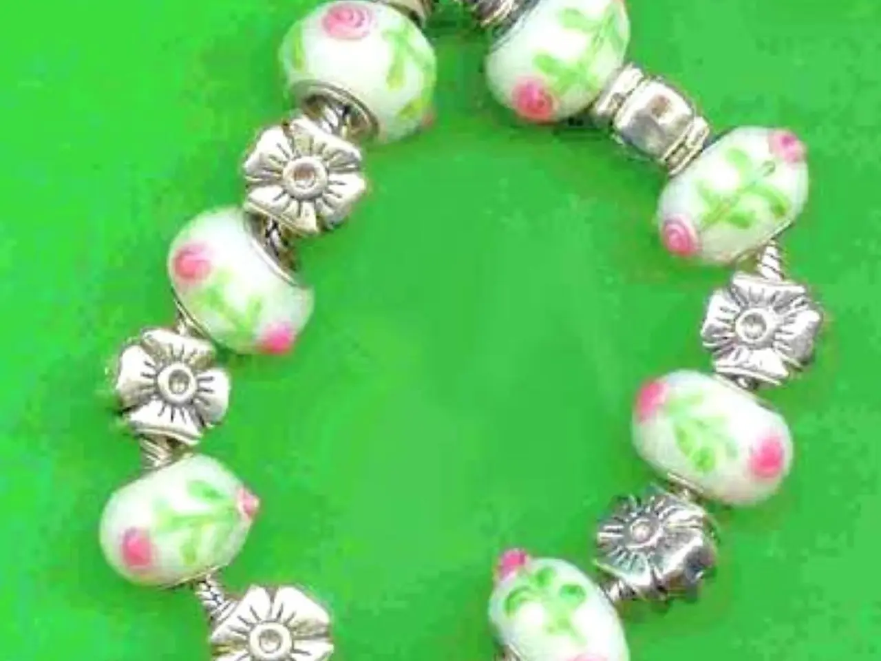 Billede 5 - Vedhæng / led med blomster til dit armbånd