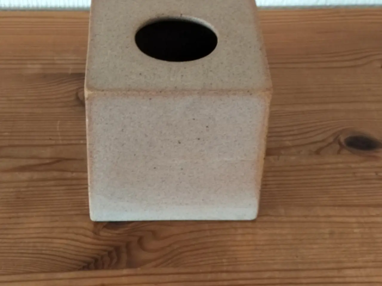 Billede 1 - Knabstrup keramik - Sjælden Firkantet vase