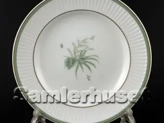 Grøn Melodi Kagetallerken 15 cm.