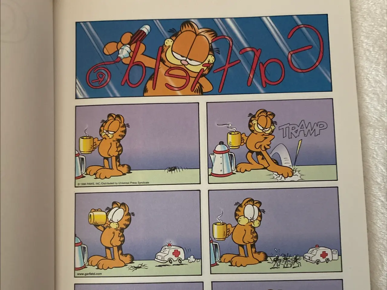 Billede 3 - Garfield 1 oplag Rent og skørt blålys