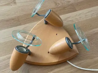 Loft spot i bøg med 3 lamper