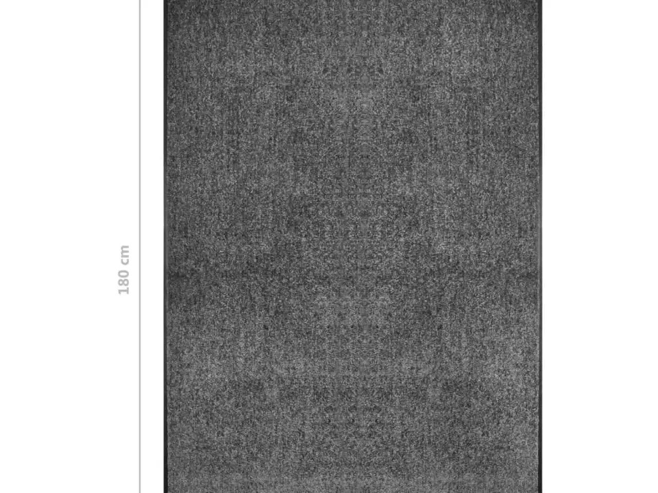 Billede 6 - Vaskbar dørmåtte 120×180 cm - antracitgrå, indendørs/udendørs