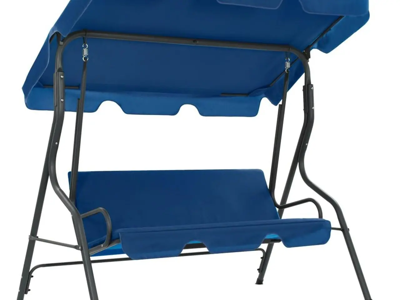 Billede 1 - Gyngesofa til haven 170×110×153 cm - mørkeblå stof