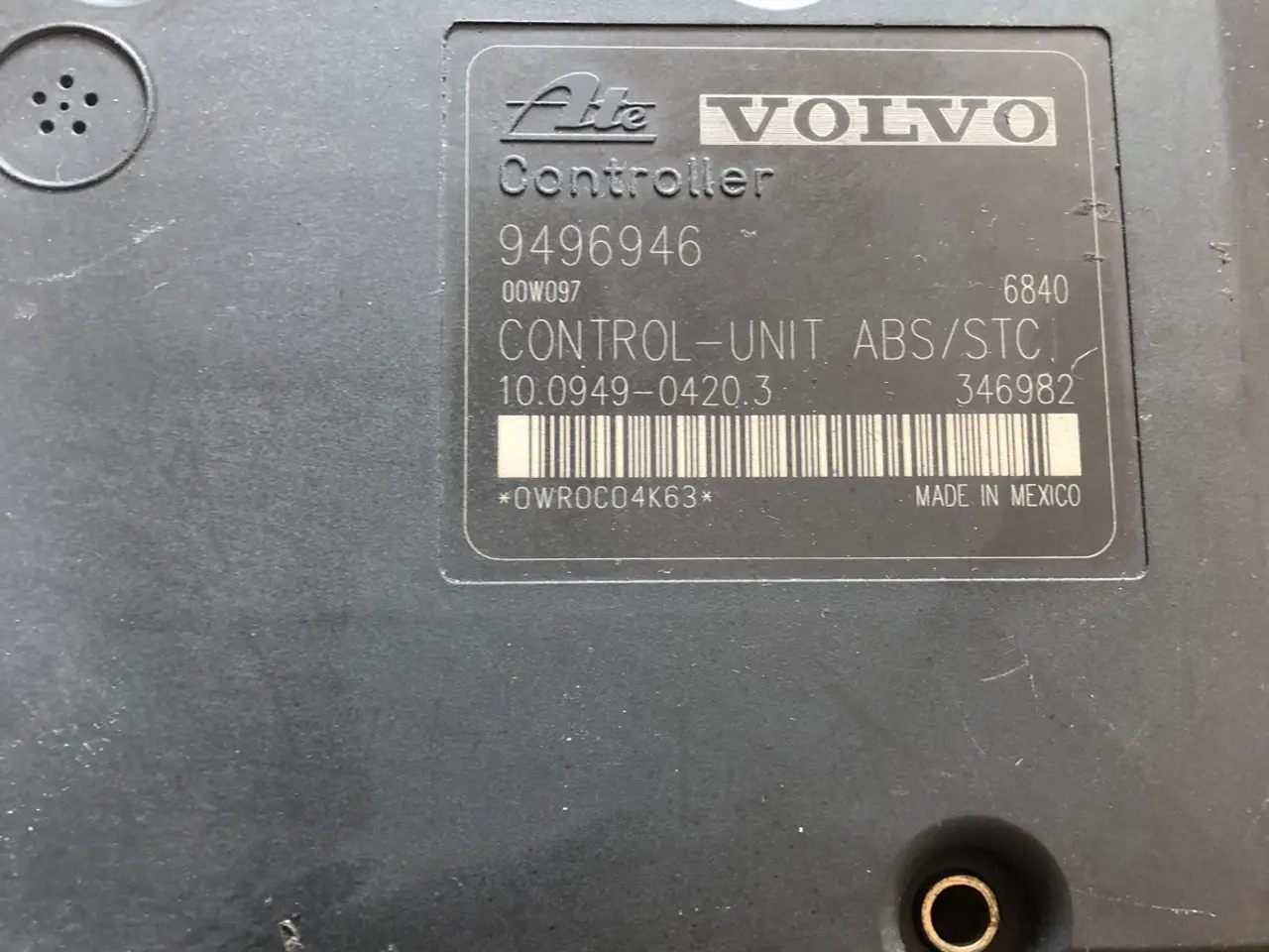 Billede 1 - Volvo abs kontrol modul