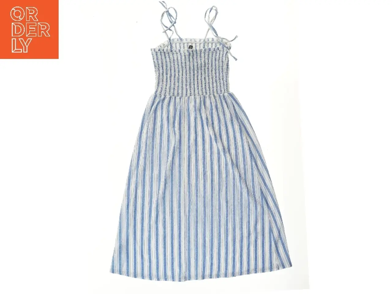 Billede 1 - Sommerkjole med blå og hvide striber fra H&M (str. 146)