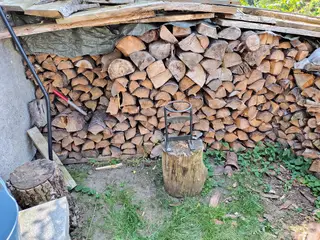 Brænde savet/kløvet
