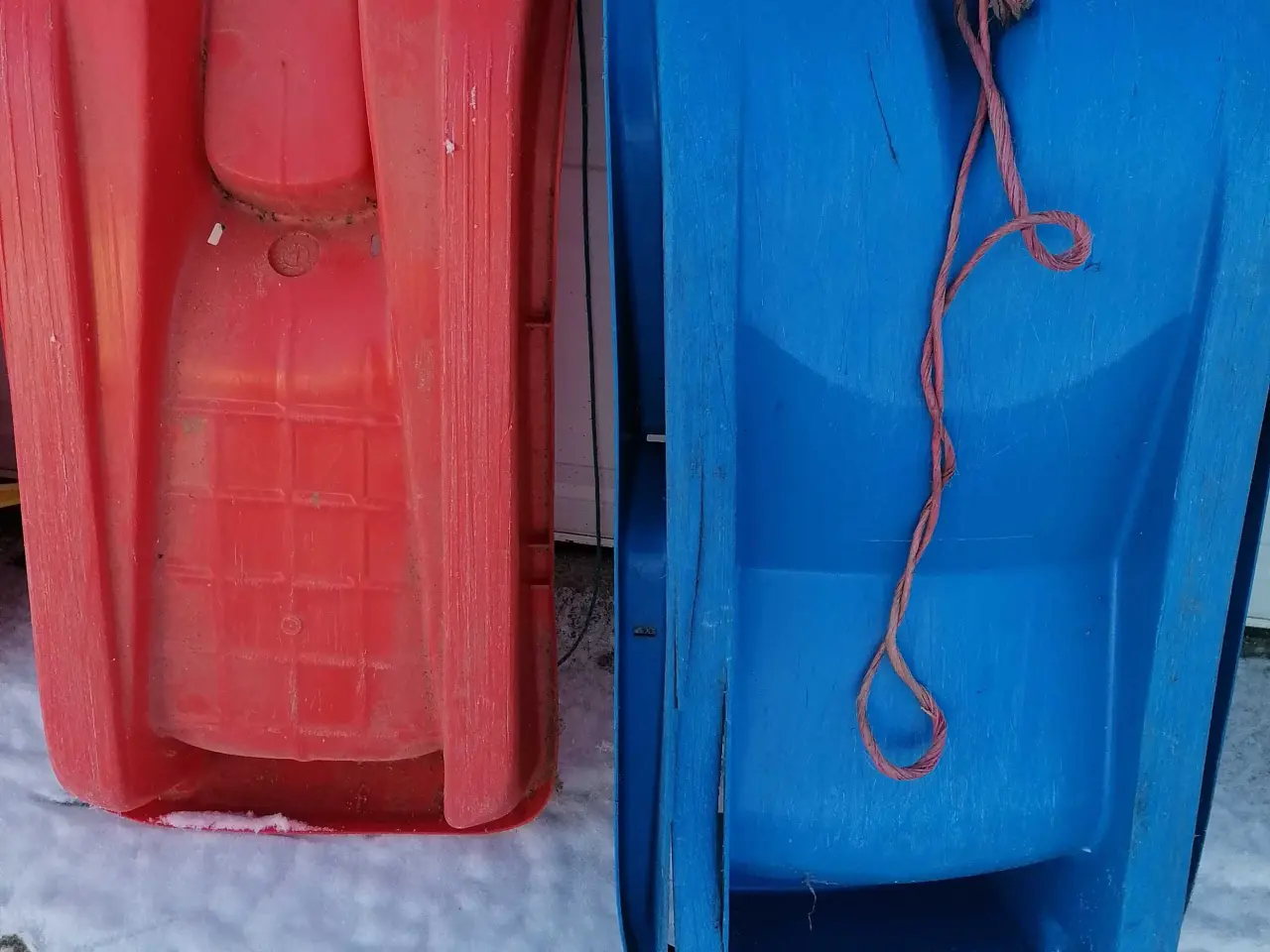 Billede 2 - Blå Bobslæde i Plast 