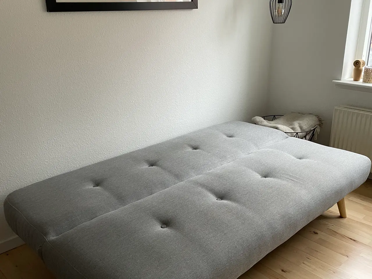 Billede 3 - Grå sovesofa i stof