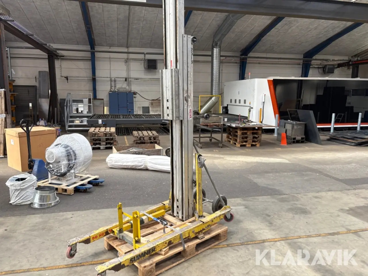 Billede 1 - Materiale kran Sumner 2018