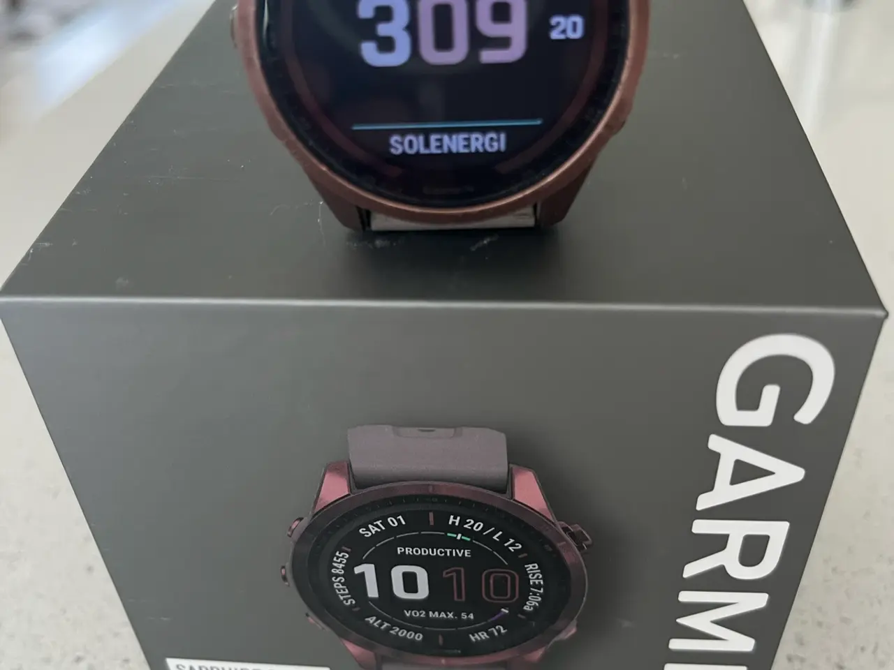 Billede 1 - Garmin Fenix 7S - Sapphire Solar Edition