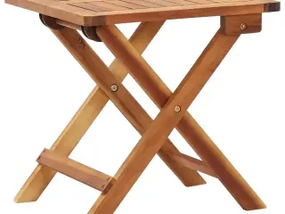 Foldbart havebord 40x40x40 cm massivt akacietræ
