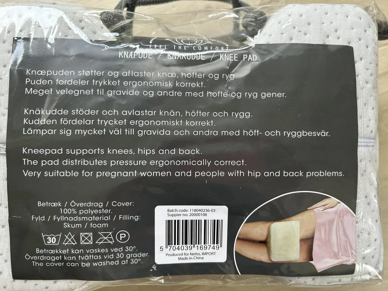 Billede 1 - Knæpude i materialet skum