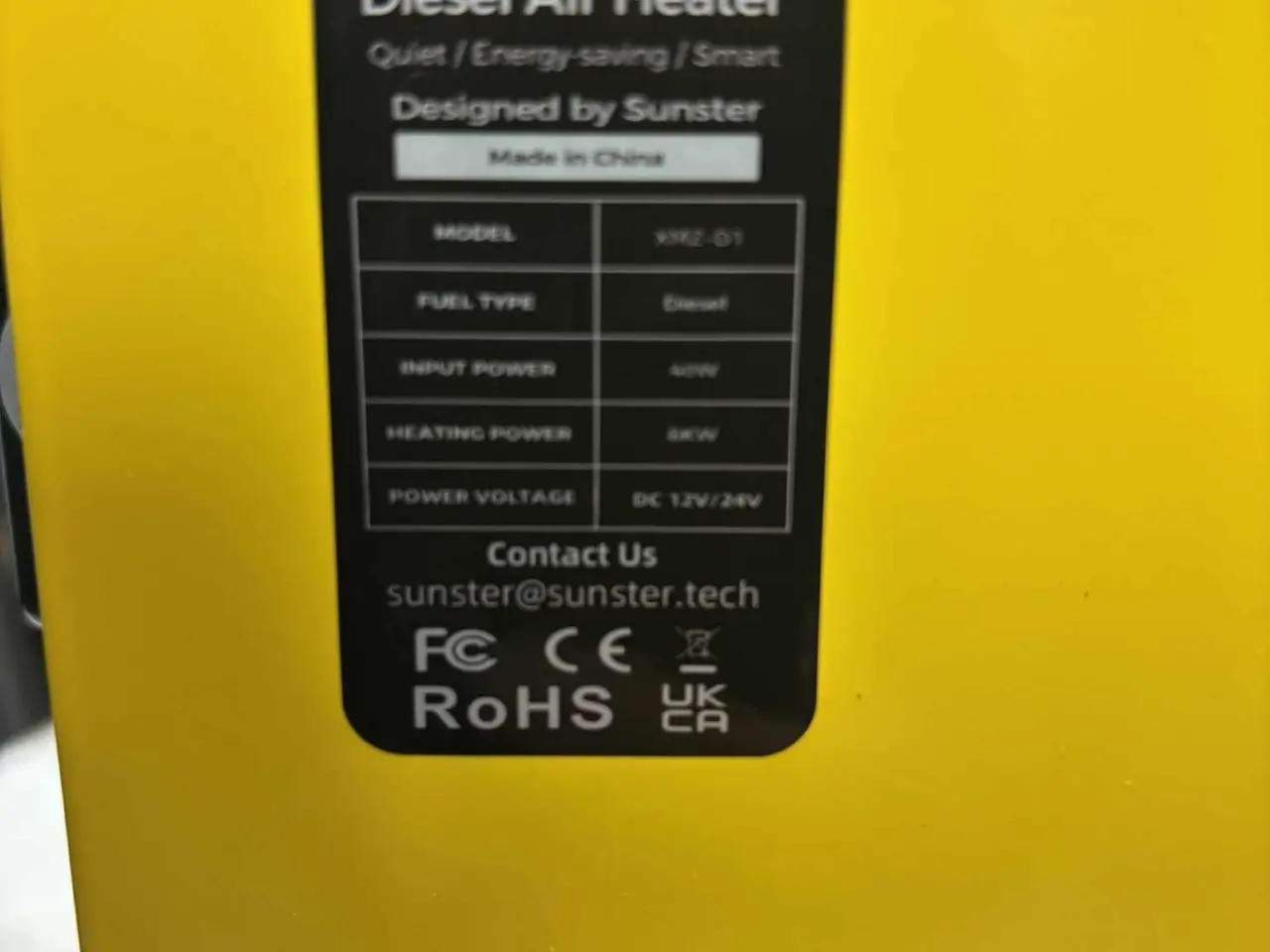 Billede 3 - Dieselfyr 8 Kw sunster