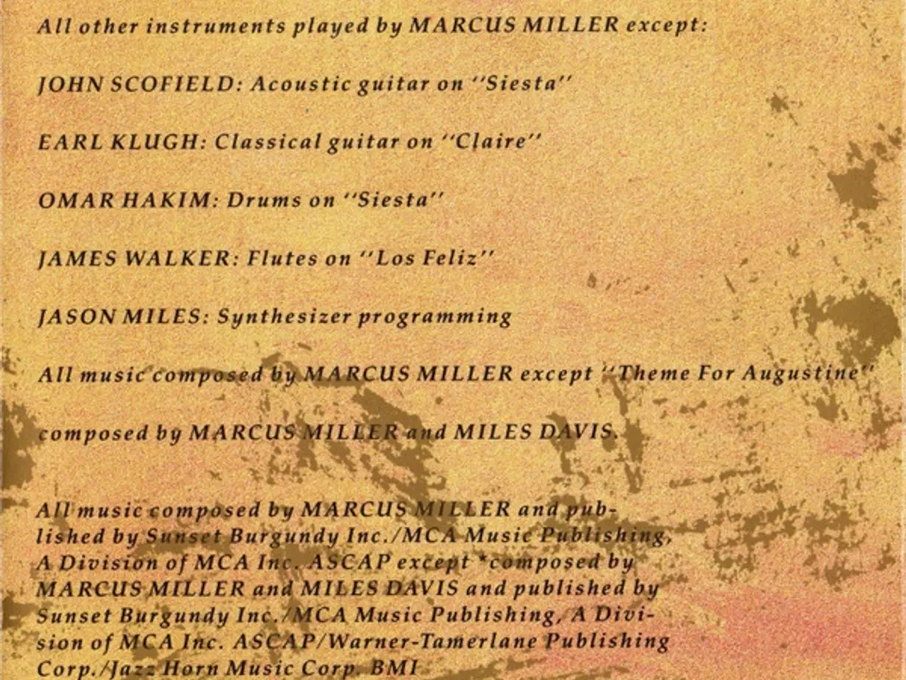 Billede 10 - Miles Davis / Marcus… – Music From Siesta – CD