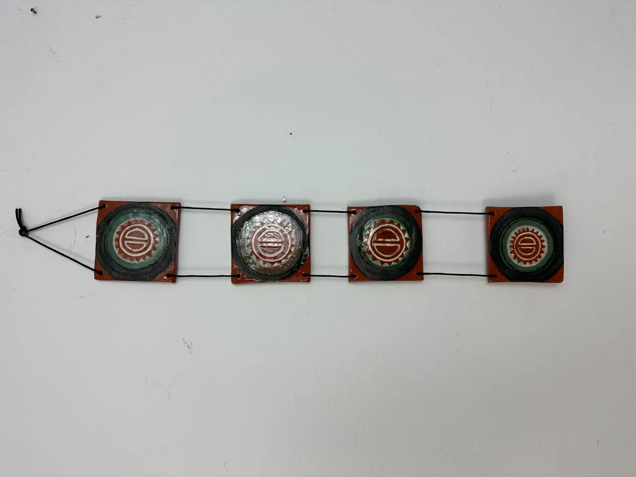 Billede 1 - Væghængt retro relief / keramisk ophæng