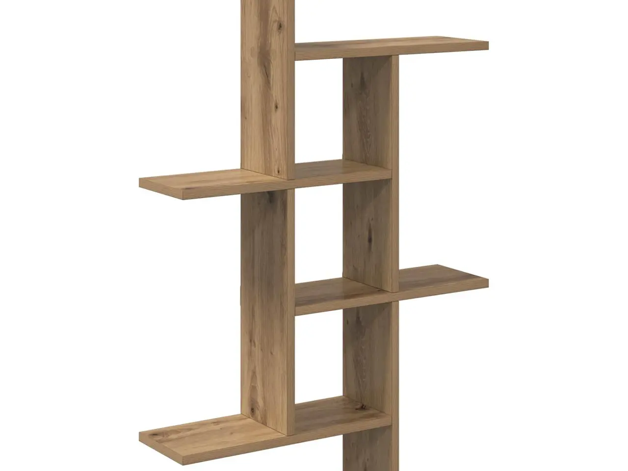 Billede 2 - Væghylde i artisan-eg 61 x 15 x 102 cm i konstrueret træ