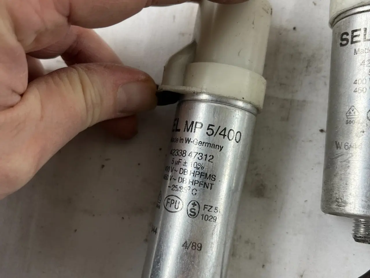 Billede 5 - SEL MP 5/400 5µF 400V–450V Motor Run Capacitors of