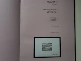 Færøerne Årsbog 1987 med frimærker