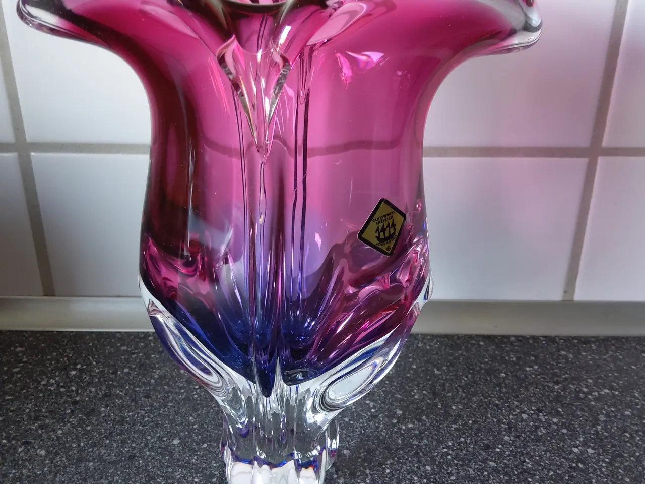 Billede 8 - Hospodka glaskunst vase.